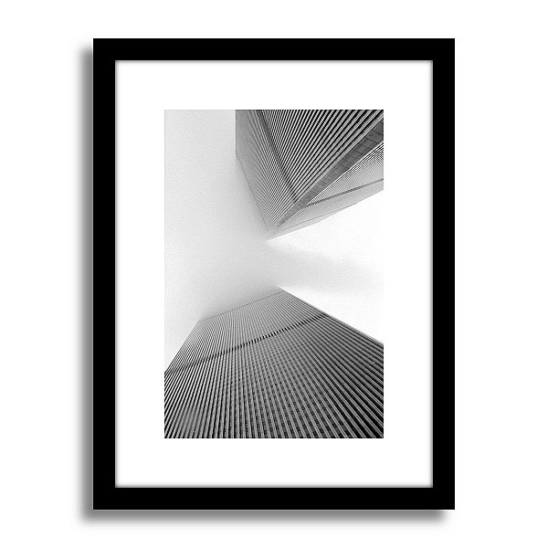 Quadro Decorativo World Trade Center Foggy Day Sala Barato