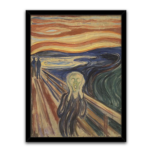 Quadro Decorativo - O Grito Edvard Munch EDV01