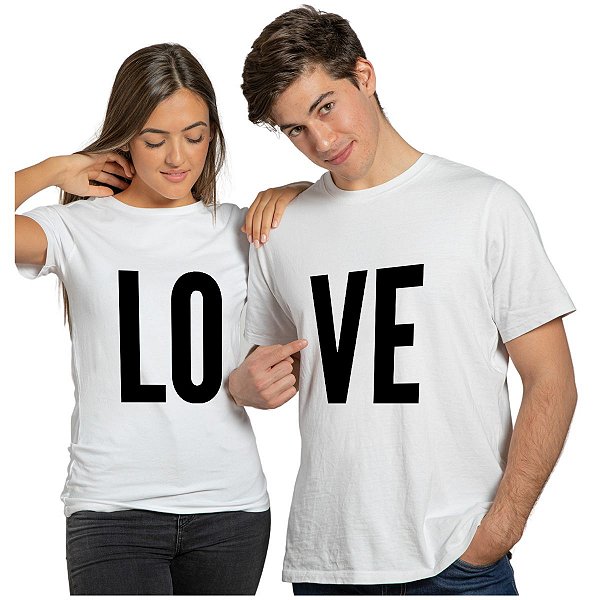Conjunto Camiseta Camisa Dia Dos Namorados Presente Love - Aminex Brasil -  Site Oficial - Camisetas Personalizadas