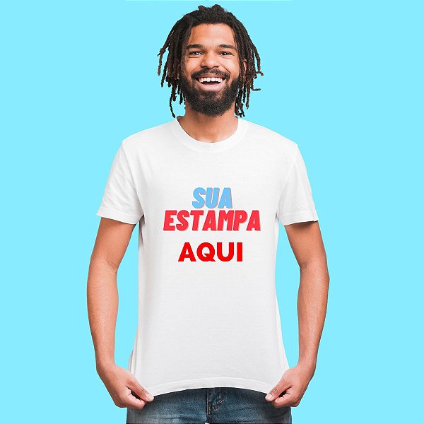camiseta com sua estampa
