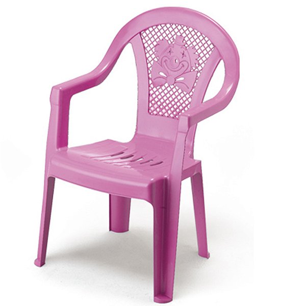 Cadeirinha Infantil Rosa Poltrona Kids Confortável Injeplastec