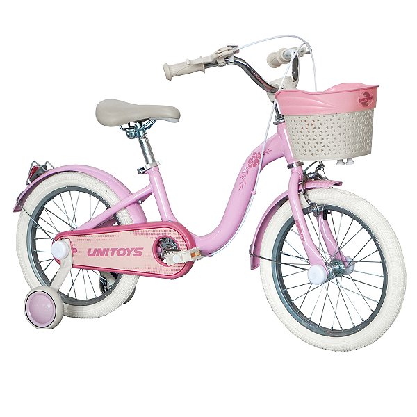 Bicicleta Infantil Modelo Retro Aro 16 Com Rodinhas e Cestinha
