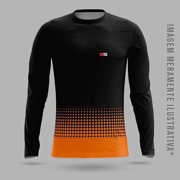 Camisa térmica dry fit com proteção UV 50+ manga longa Refrigeração - MOD 04