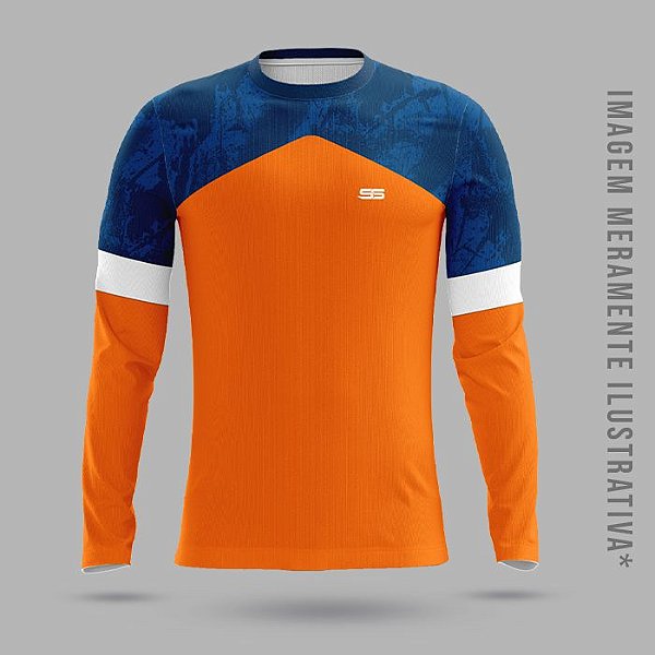 Camisa térmica dry fit com proteção UV 50+ manga longa Construção Civil- MOD 06