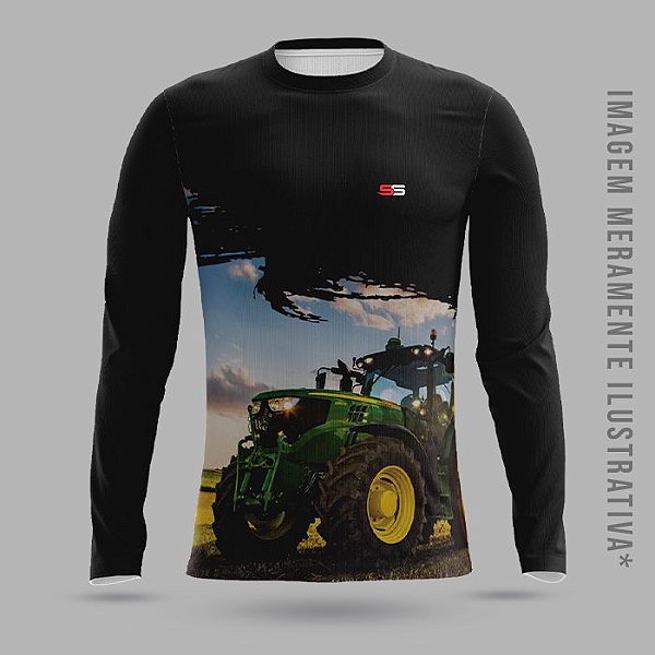 Camisa térmica dry fit com proteção UV 50+ manga longa Agro- MOD 04