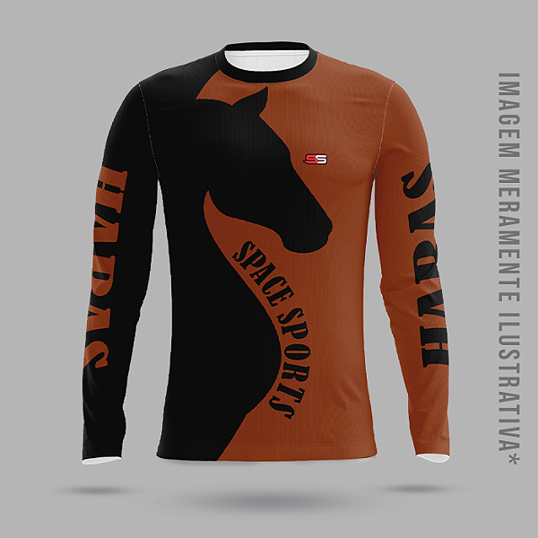 Camisa dry fit com proteção UV50+ manga longa Haras - MOD 04