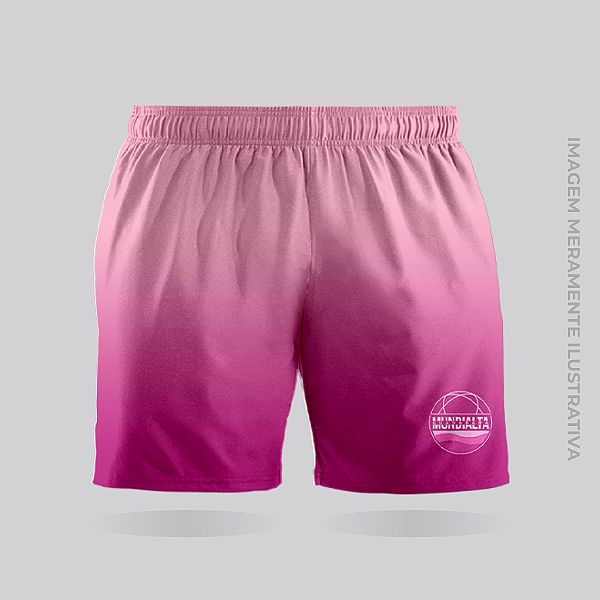 Short Dry Fit com Proteção UV50+ Outubro Rosa - MUNDIALTA