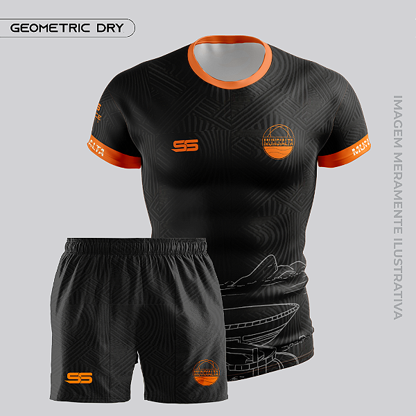 Kit Short+Manga Curta Dry Fit com Proteção UV50+ Desafio Space - MUNDIALTA