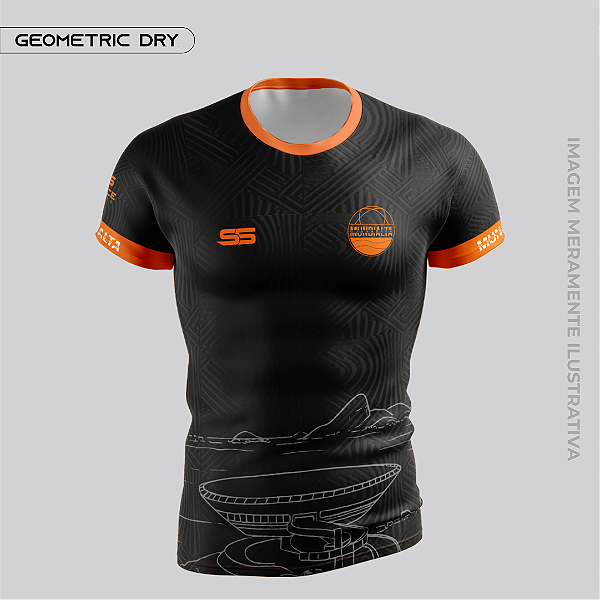 Camisa Dry Fit com Proteção UV50+ Manga Curta Desafio Space - MUNDIALTA
