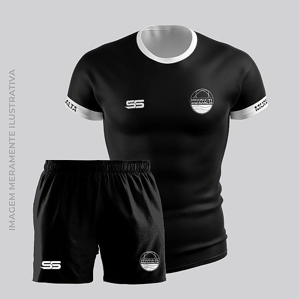 Kit Clássico Short+Manga Curta Dry Fit Proteção UV50+ - MUNDIALTA