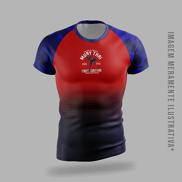 CAMISA MANGA CURTA MUAY THAI