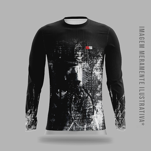 Camisa térmica dry fit com proteção UV 50+ manga longa Bombeiro - MOD 02