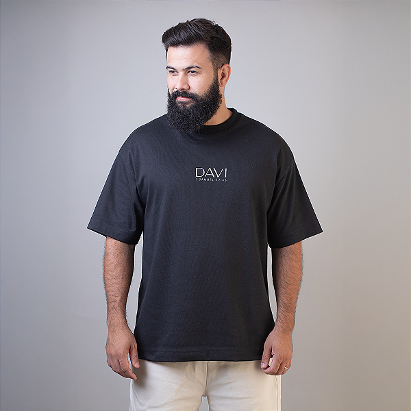 Camisa Oversized Malhão DAVI - Di Lima (Preto)