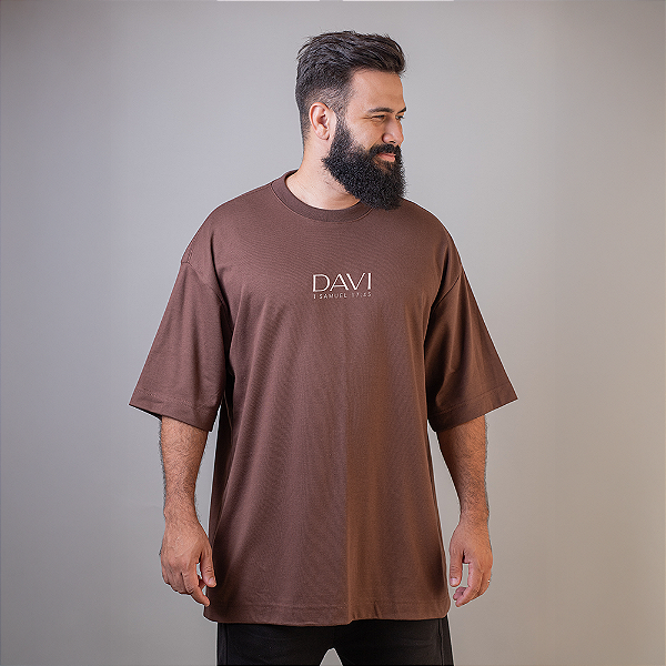 Camisa Oversized Malhão DAVI - Di Lima (Marrom)