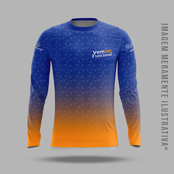 Camisa Dry Fit proteção UV50+ manga longa NOVA FASE - VEM SER FUNCIONAL