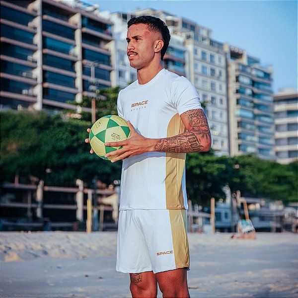 KIT SHORT + TSHIRT CONFORT ELASTIC GOLD - DVB