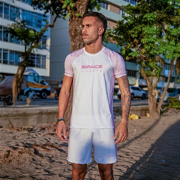 KIT SHORT + TSHIRT CONFORT ELASTIC PINK - DVB