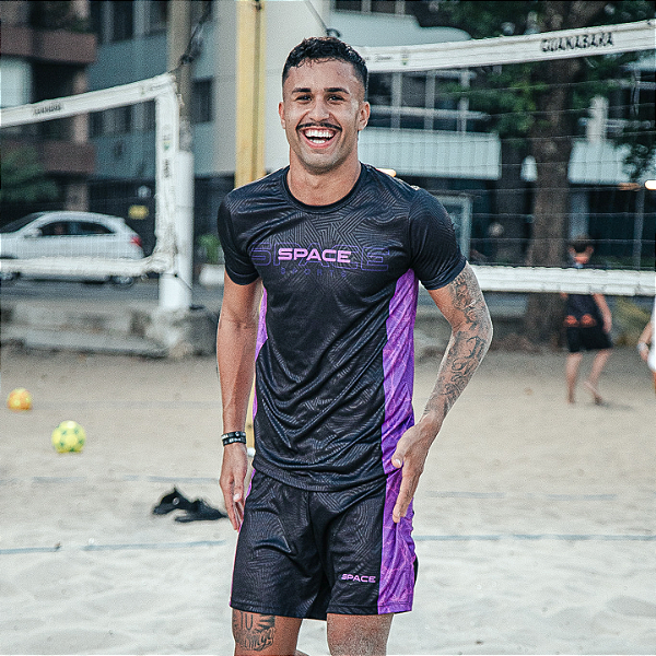 KIT SHORT + TSHIRT ELEGANCE PURPLE - DVB