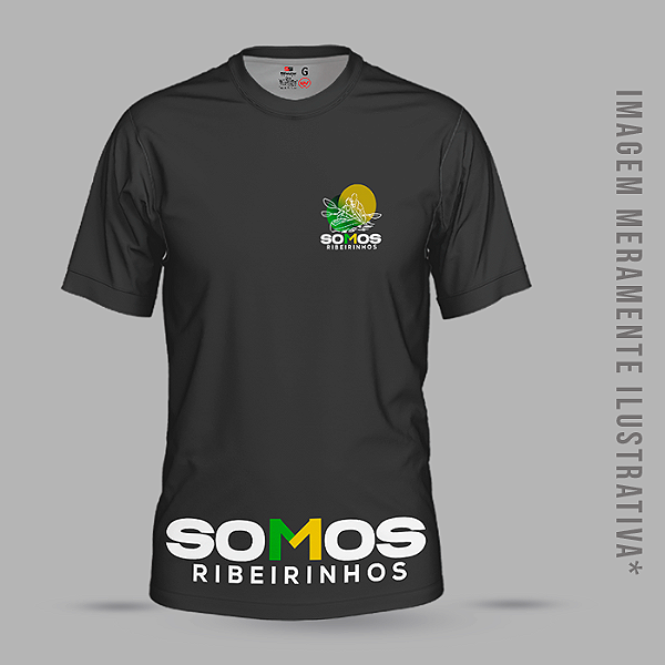 MANGA CURTA SOMOS RIBEIRINHOS