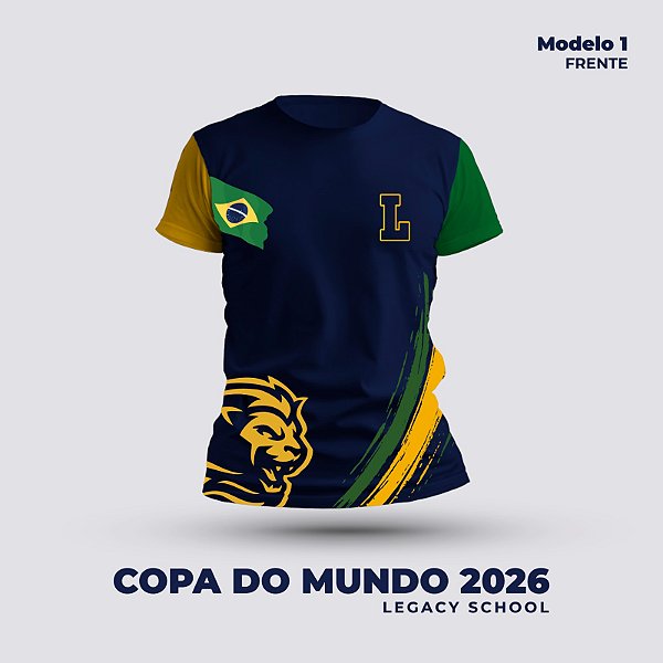 CAMISA BRASIL MOD 01- LEGACY SCHOOL