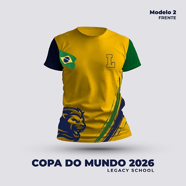 CAMISA BRASIL MOD 02- LEGACY SCHOOL