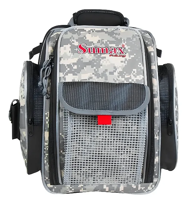 Mochila de Pesca SM-1711 Sumax Fishing Camuflada