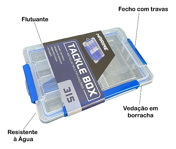 Estojo Multiuso TackleBox MS 315 – Marine Sports