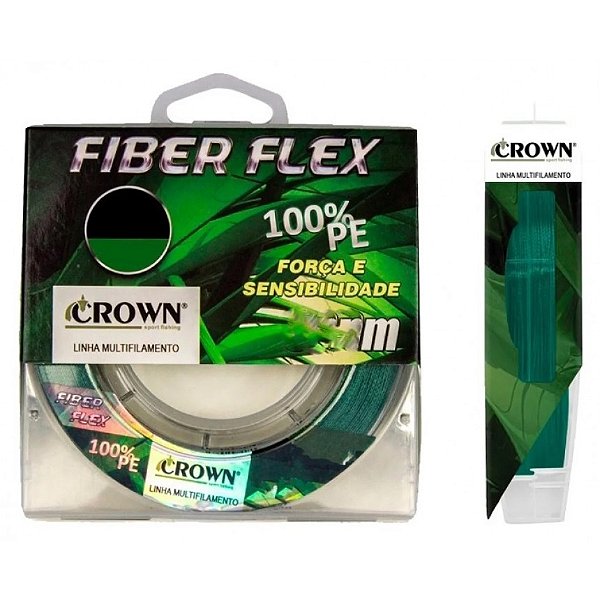 Linha Multifilamento Fiber Flex 4 Fios - Crown
