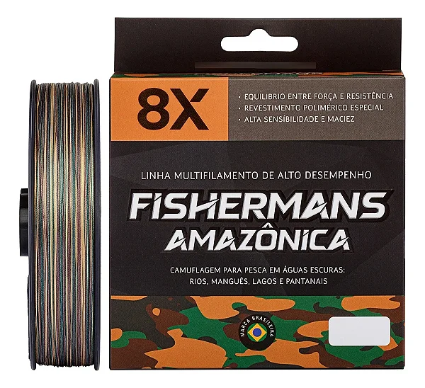 Linha Multifilamento Fishermans Amazônica 8X– Crown (150m)
