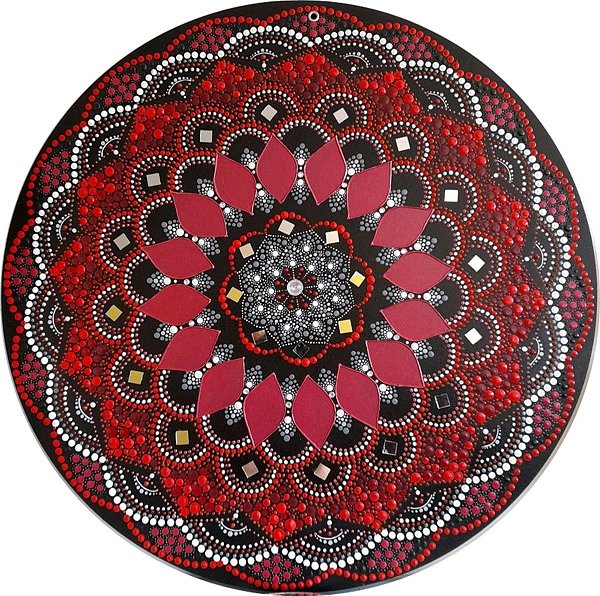 Mandala da energia, coragem e transformação