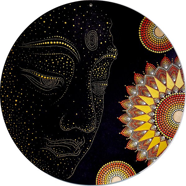 Mandala Rosto de Buda