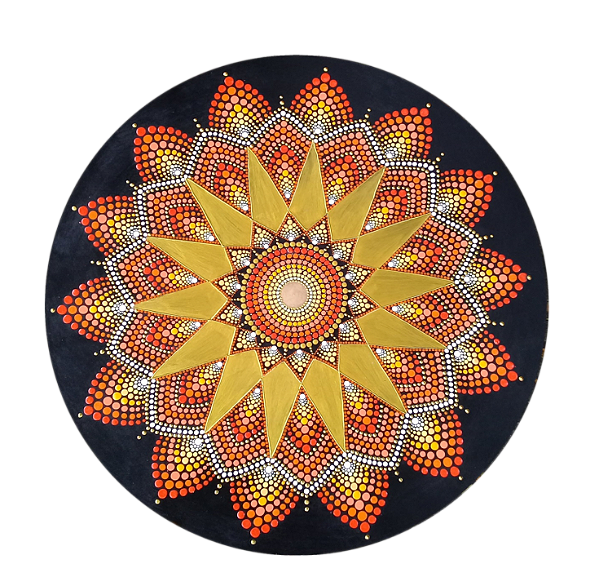 Mandala da Abundância Financeira 80cm