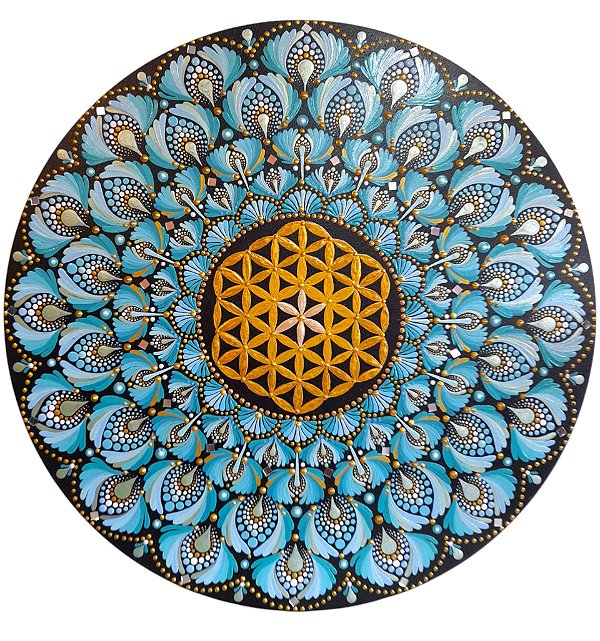 Mandala Flor da Vida 40cm