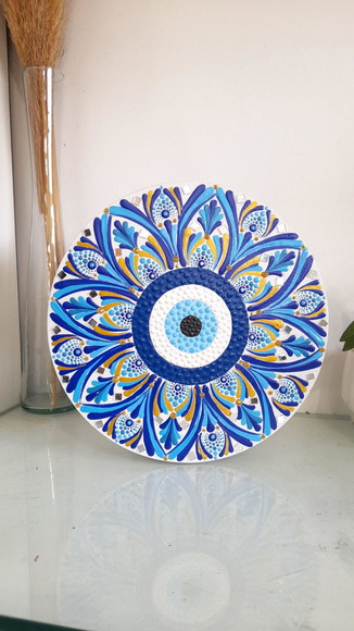 Mandala Olho Grego 30cm