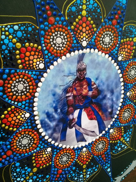 Mandala Ogum 30cm