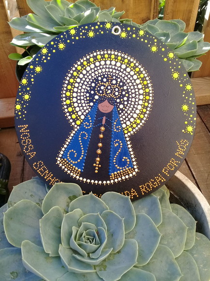 Mandala Nossa Senhora de Aparecida 20cm