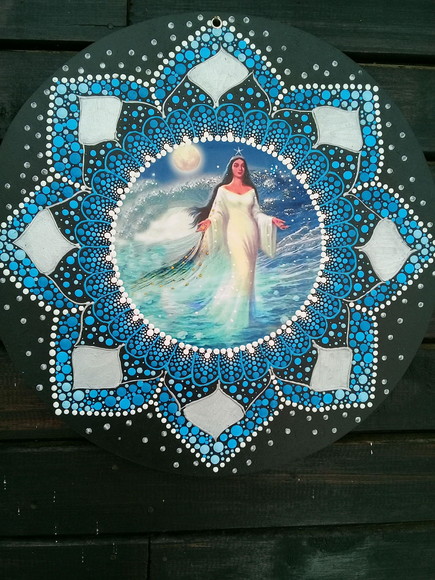 Mandala Iemanjá 30cm