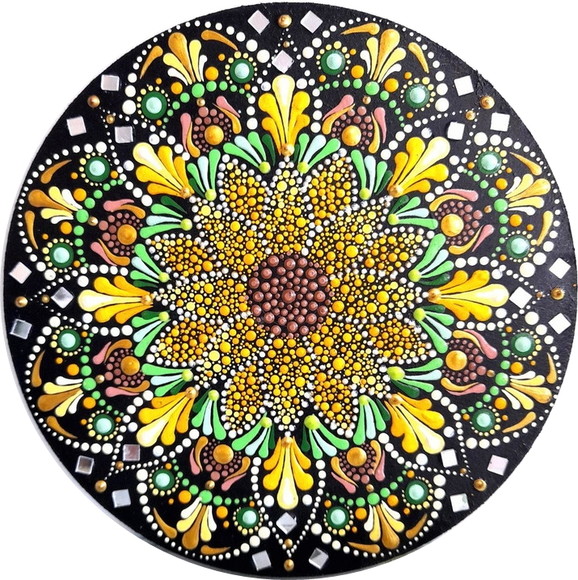 Mandala Girassol 20cm