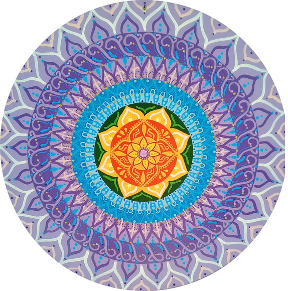 Mandala do Equilíbrio e Espiritualidade "60 cm