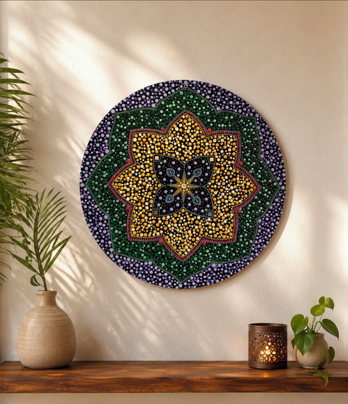 Mandala da Saúde e Espiritualidade 60cm