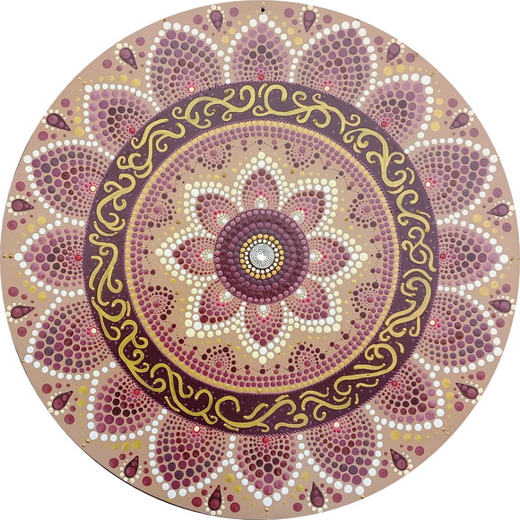 Mandala da Estabilidade e Elevação Espiritual 60cm