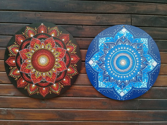 Dupla De Mandalas 40cm