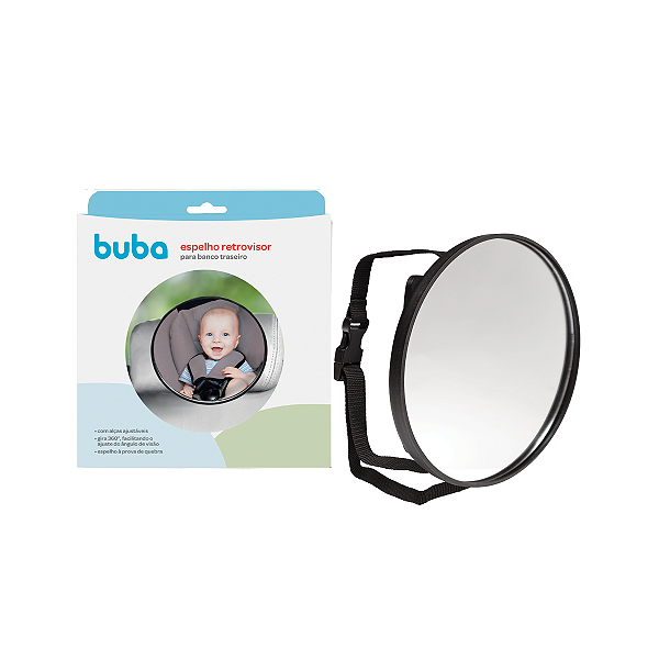 Retrovisor Espelho de Bebê Conforto Cadeirinha Carro - Buba - Amazing  Baby's - A loja número #1 de bebê.