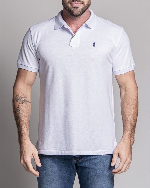 Camisa Polo Ralph Lauren Masculina Branco | Outweb - Outweb - Outlet de  Roupas, Calçados e Acessórios.