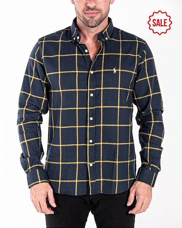 Liquidação - Camisa Ralph Lauren Xadrez Amarelo | Outweb - Outweb - Outlet  de Roupas, Calçados e Acessórios.