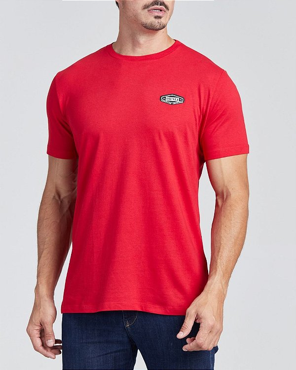 Camiseta Masculina Diesel Vermelho