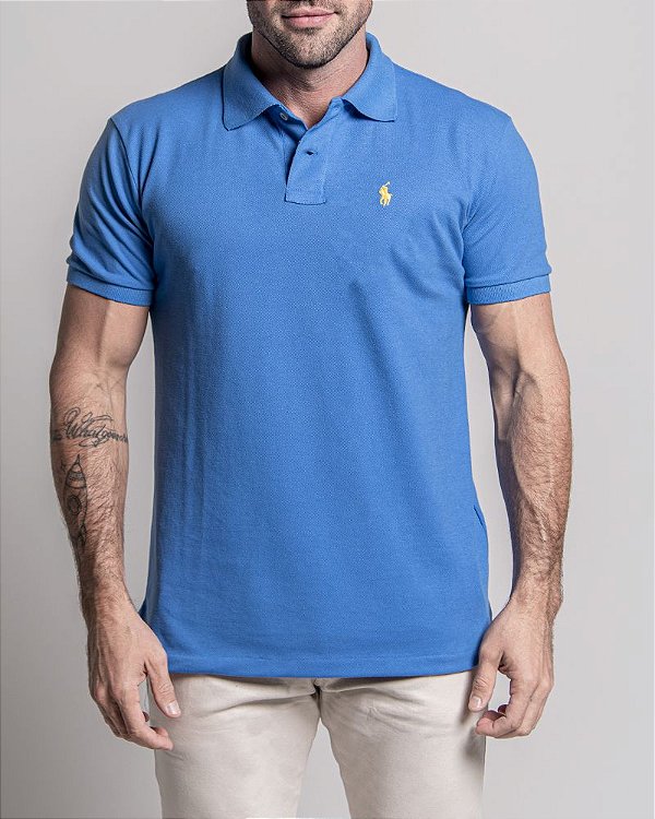 Camisa Polo Ralph Lauren Masculina Azul Claro | Outweb - Outweb - Outlet de  Roupas, Calçados e Acessórios.