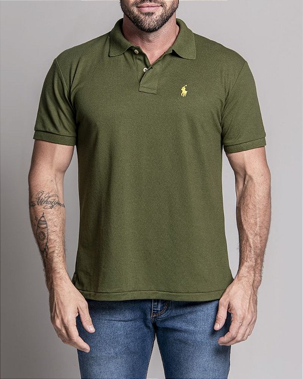 Camisa Polo Ralph Lauren Custom Slim Fit Militar - Outweb - Outlet de  Roupas, Calçados e Acessórios.