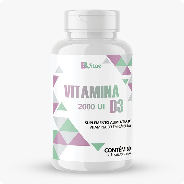 Vitamina D 2000UI 60 cápsulas
