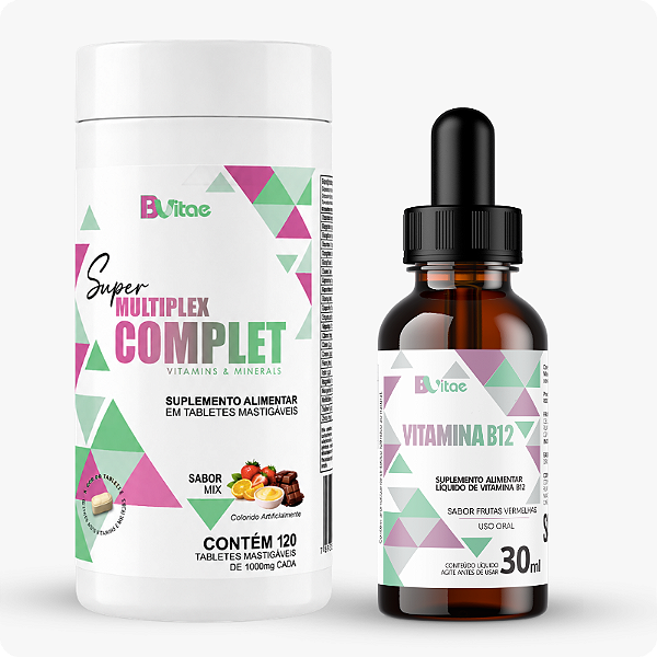 Kit Performance Diária - Multiplex Mastigável + Vitamina B12